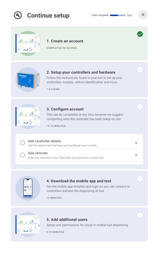 Continue setup guide